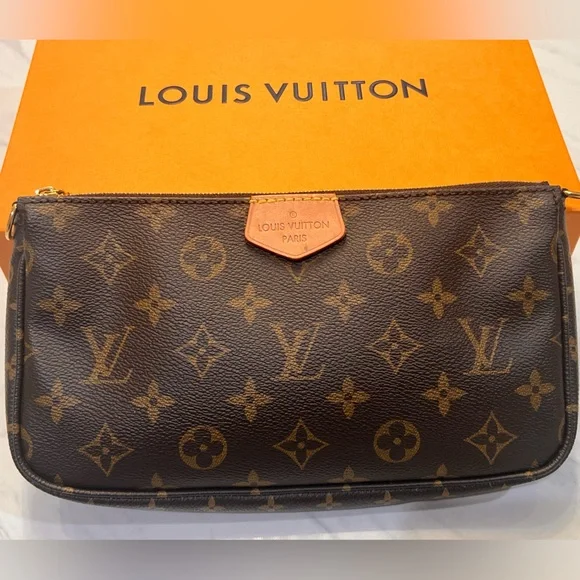 ❤️‍🔥Louis Vuitton ❤️‍🔥Brown Monogram Women's Pouchette